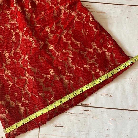 NWOT Free People red dress size 4 - Picture 5 of 9